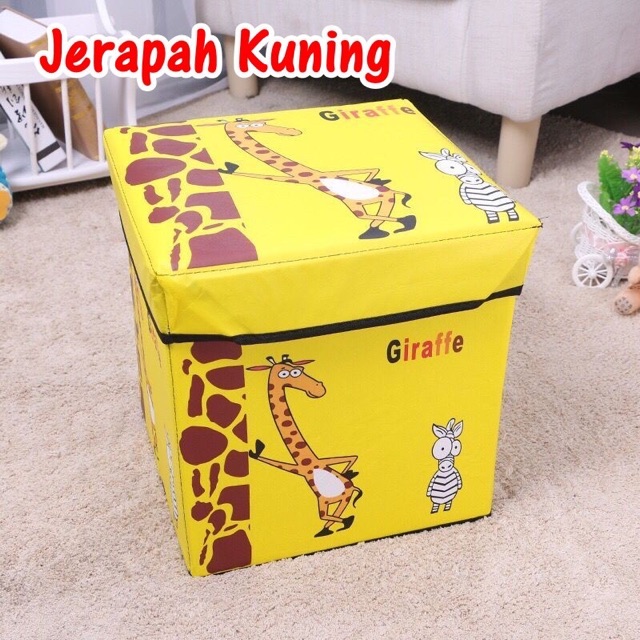 Animal Storage Box bangku organizer multifungsi kursi lipat organiser  bisa untuk simpan barang