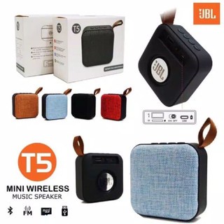 (ba) Speaker bluetooth/wireless T5 original bahan karet