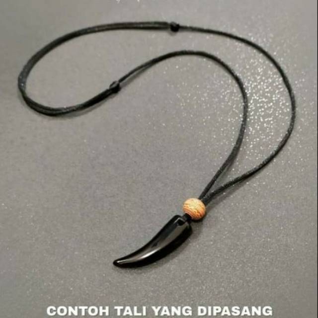 Kalung Tali Liontin TARING Metalik dan Doff aneka warna kunci bulat Kalung Etnik GAUL kalung Couple