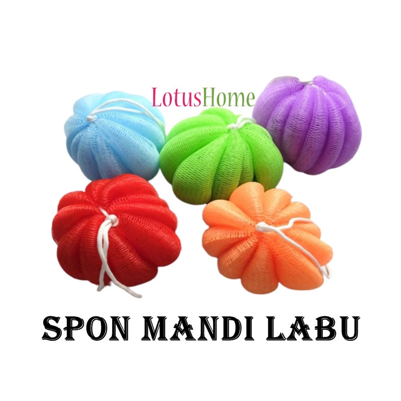 SPONS MANDI LABU SERIES SPON MANDI BATH SPONGE RAINBOW