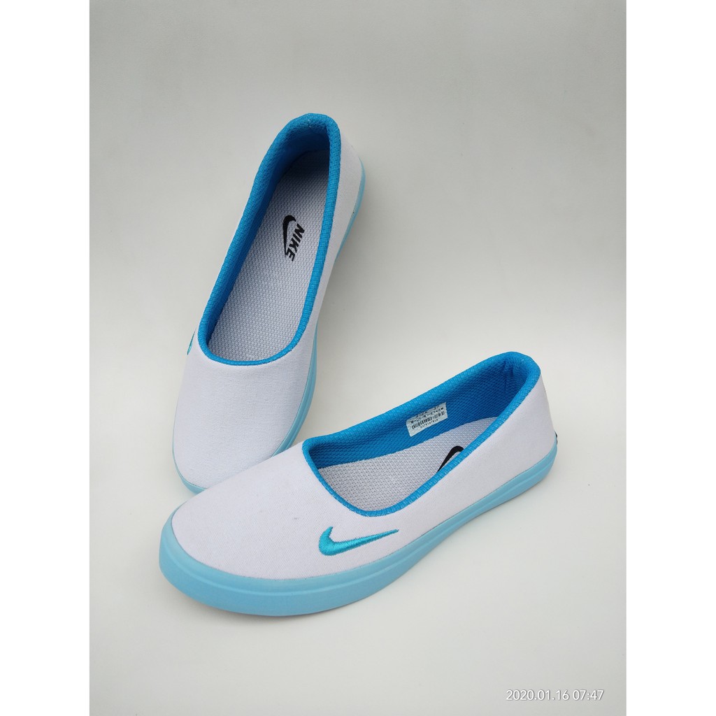 SEPATU WANITA SLIP ON 01 PUTIH TOSCA/SEPATU IMPORT/SEPATU FLAT/FLAT SHOES/SEPATU SLIP ON