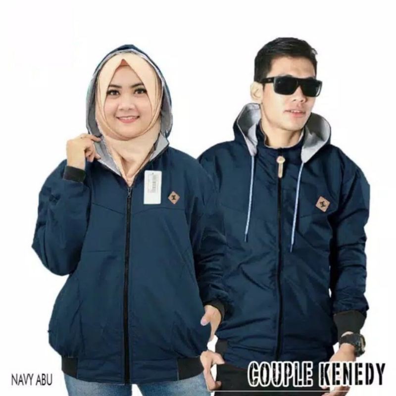 Harga Sepasang (2pcs) Jaket Couple Pria Wanita Best Seller ✔  (10 Variasi WARNA) Size M L XL XXL