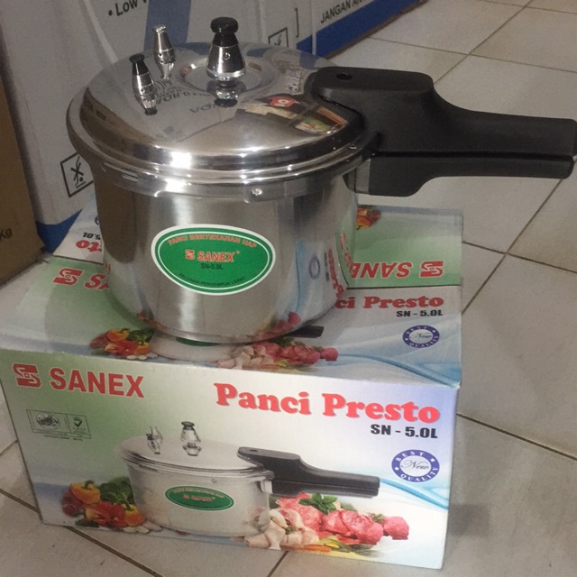 Sanex SN-5 Panci Presto 5 Liter / Panci Presto Sanex SN 5.0 L Kapasitas 5 liter AWET PRAKTIS Berkualitas