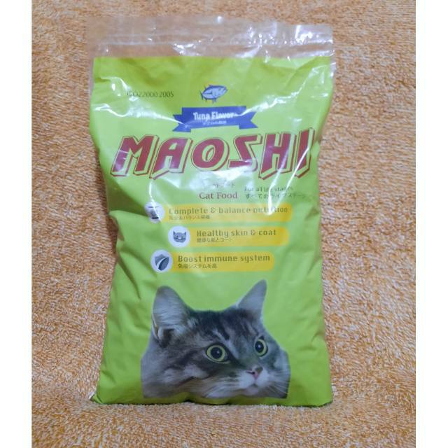 MAOSHI MAKANAN / PAKAN KUCING 1kg
