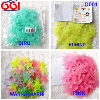 D D001 STIKER BINTANG NYALA GLOW IN THE DARK ISI 90 D D001 STIKER BINTANG NYALA GLOW IN THE DARK ISI 90