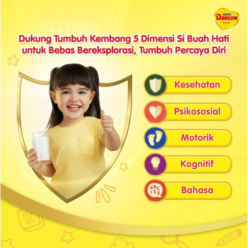 Nestle Dancow 1+ dengan Susu Pertumbuhan Rasa Vanila dan Madu 1-3 Tahun Box 800 gr