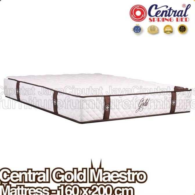 Central New Gold Maestro - Spring Bed - Ukuran 160 X 200 Cm