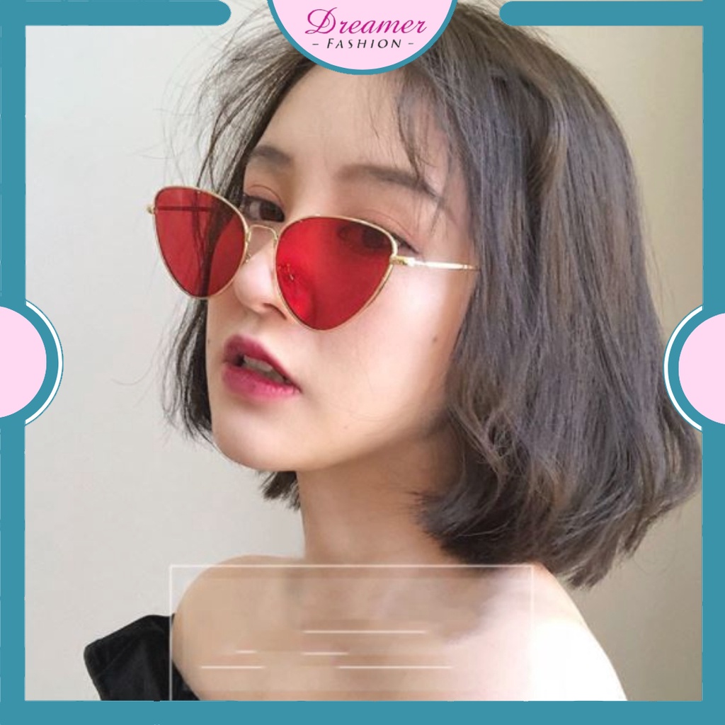 DF VZ025 Kacamata Fashion Keren Fashion Unisex Sunglasses Lensa Spectacles Style Korea Impor