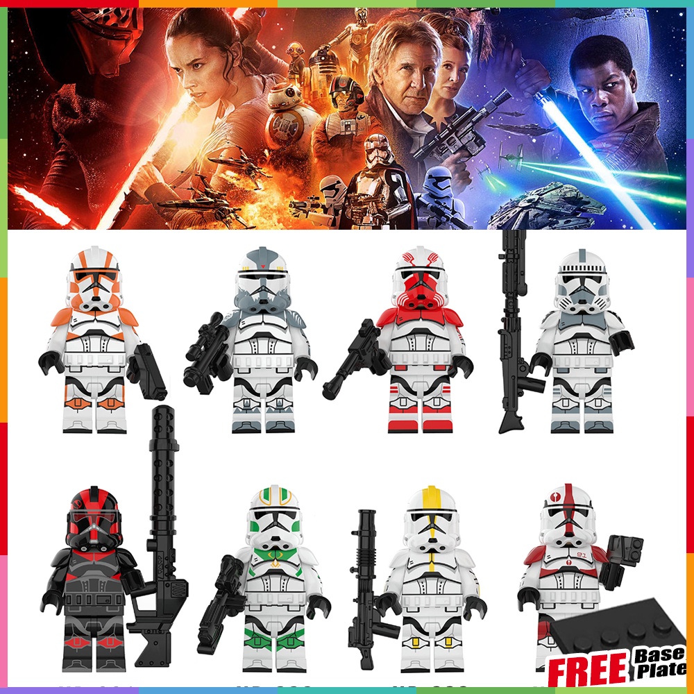 Kt1043 Mainan Action Figure Stormtrooper Minifigures STAR WARS Multi Lengan Untuk Koleksi