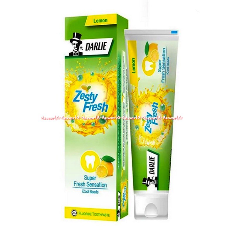 Darlie Zesty Fresh 120gr Lemon Super Fresh Sensation Odol Pasta Gigi Toothpaste Darli