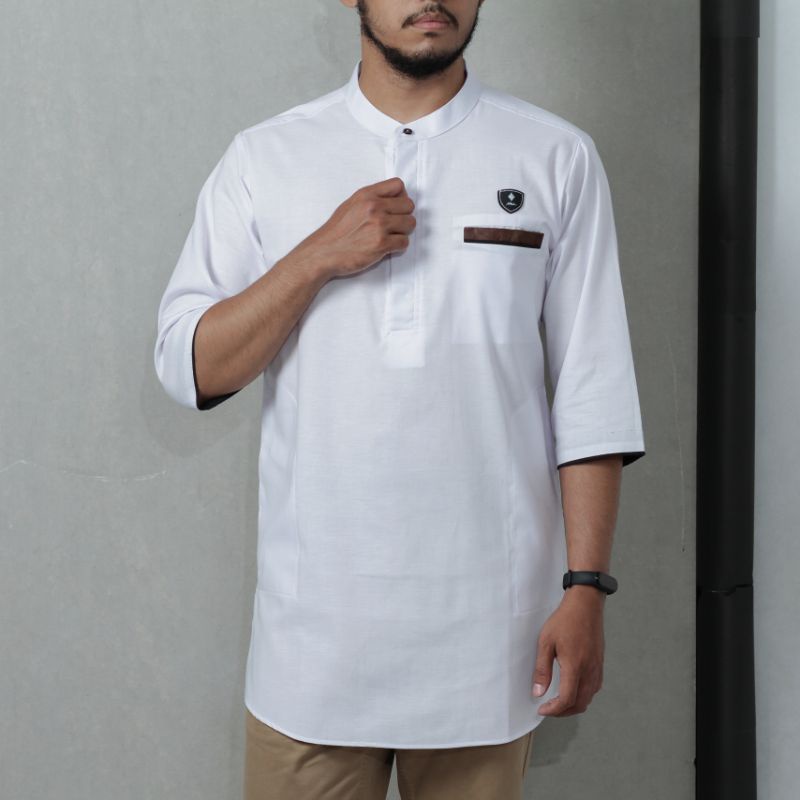 KOKO KURTA LENGAN 3/4 BAHAN STANDFORD BUNGLON BERKUALITAS UKUTAN M L XL