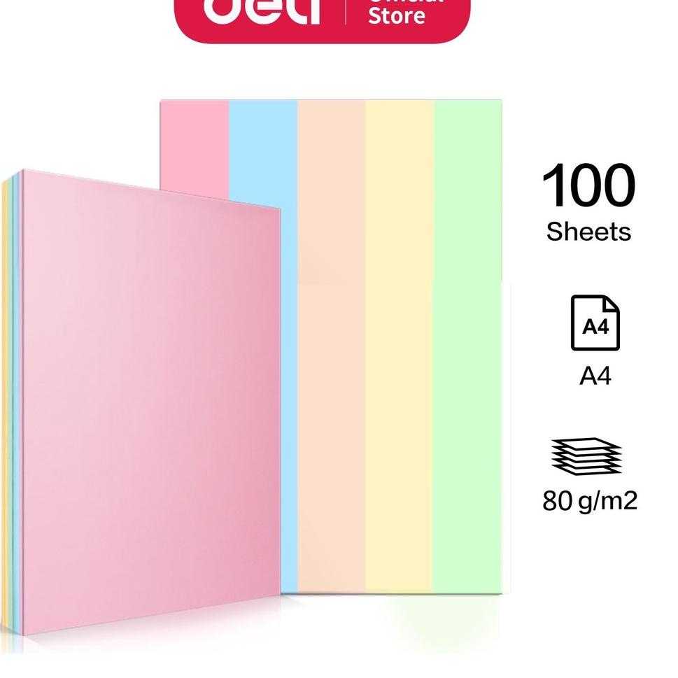 

SH239 Deli Kertas Print PhotoCopy Berwarna A4 100 Halaman/Pack 5 Warna Berkualitas Tinggi 7788 ㊝ 43