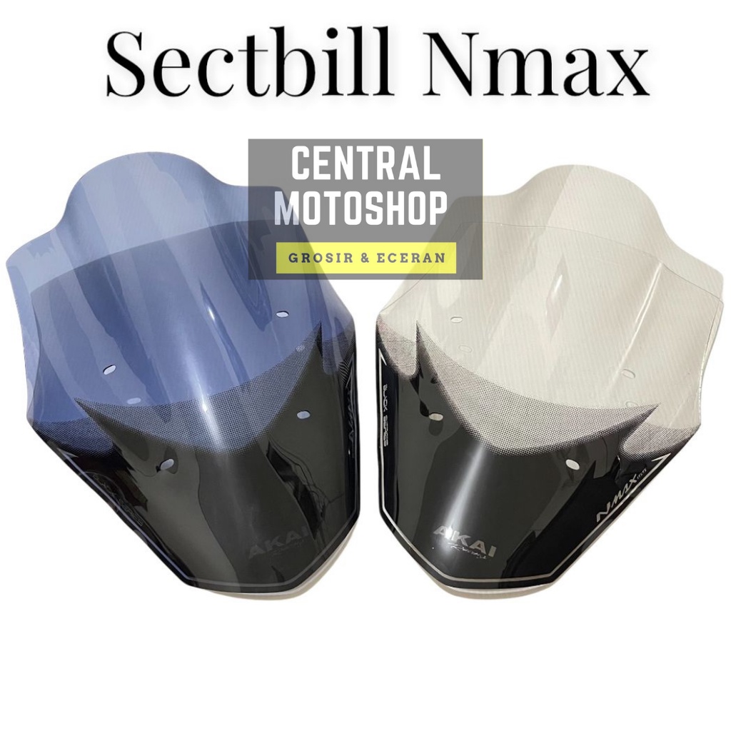 Winshield Nmax Visor Nmax Tameng Kaca Depan Nmax Old 2015-2019 &amp; Nmax New 2020-2021 Model Sectbill