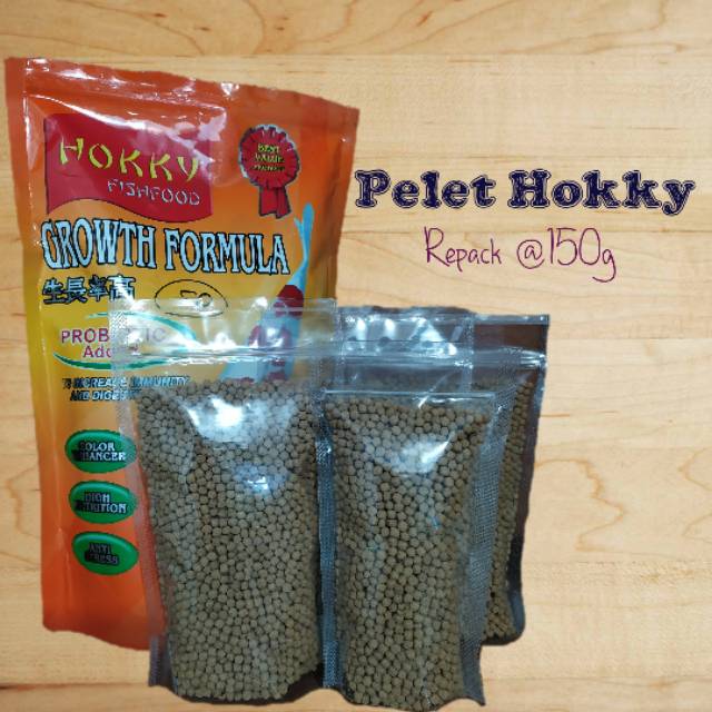 Hokky Pelet Growth Formula Repack 150g GRATIS Burayak Lohan Cencu /Thaisilk