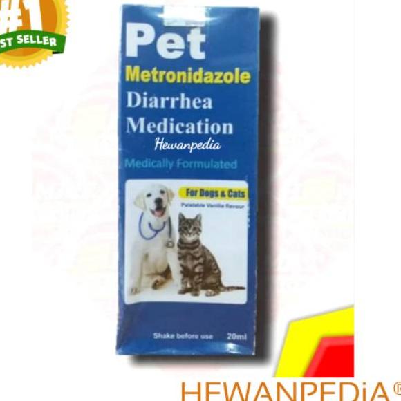 RD PET METRONIDAZOLE TETES RAID ALL - Obat Diare Anjing Kucing Kelinci Pencernaan Metronidazol Diarr