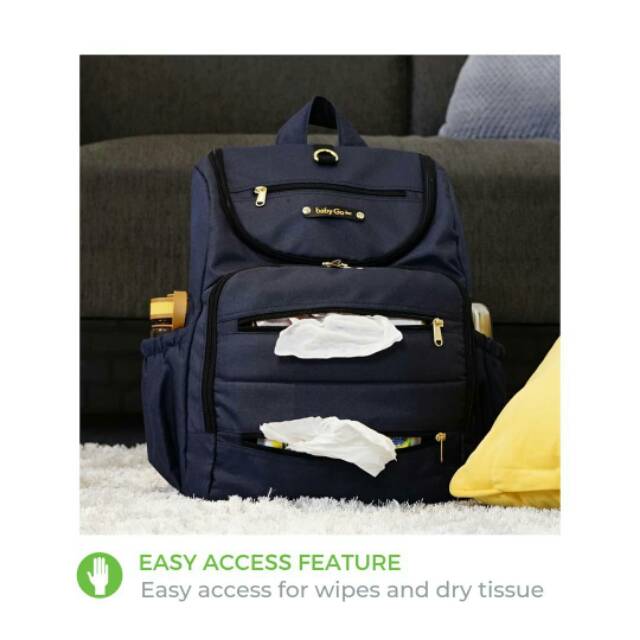 BabyGo Inc Harley Diaper Bag Backpack - Babygoinc Diaper Bag Backpack Baby go inc Tas Asi Bayi Anak