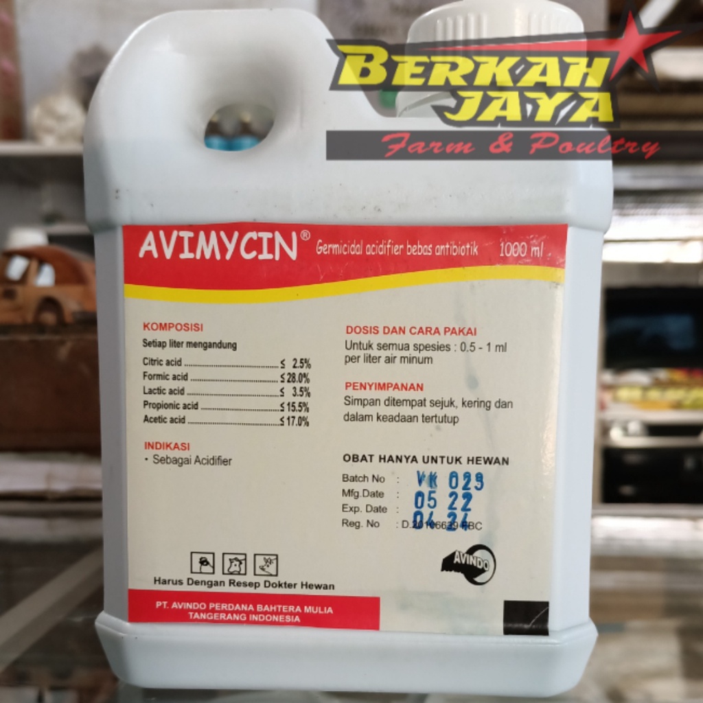 AVIMYCIN Acidifier Pengganti AGP Hewan Ternak