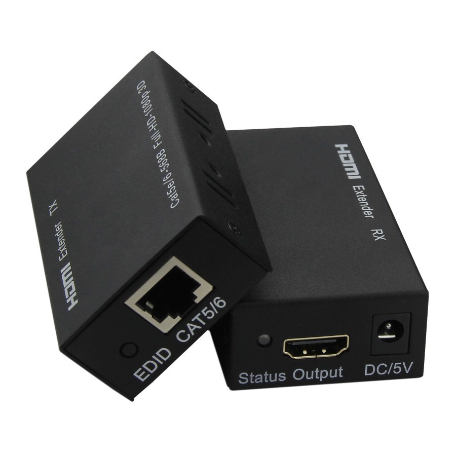 Extender HDMI 60m over kabel lan cat6/cat5