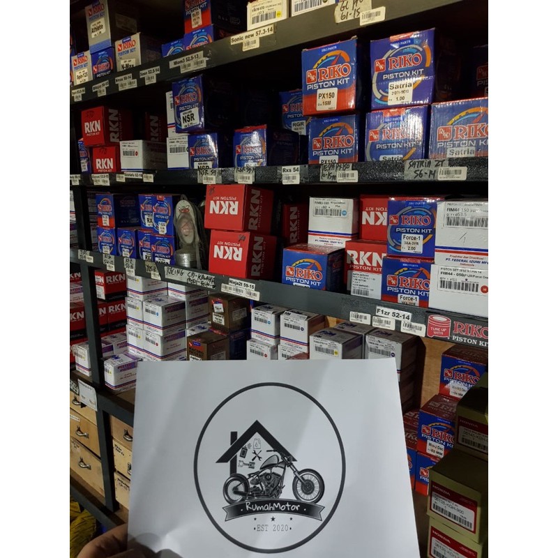 READY BANYAK PISTON KIT NINJA RR RIKO OVERSIZE STD(ABCD), 25, 50, 75, 100 Pin 15 Pin15-2
