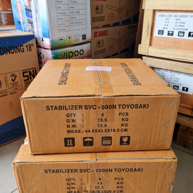 Stabilizer Toyosaki 500Watt/SVC-500N Best Quality