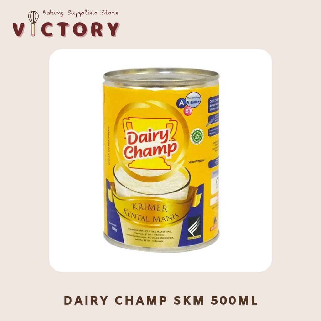 

[480gr] Dairy Champ Susu Kental Manis Putih - SKM Putih - Condensed Milk