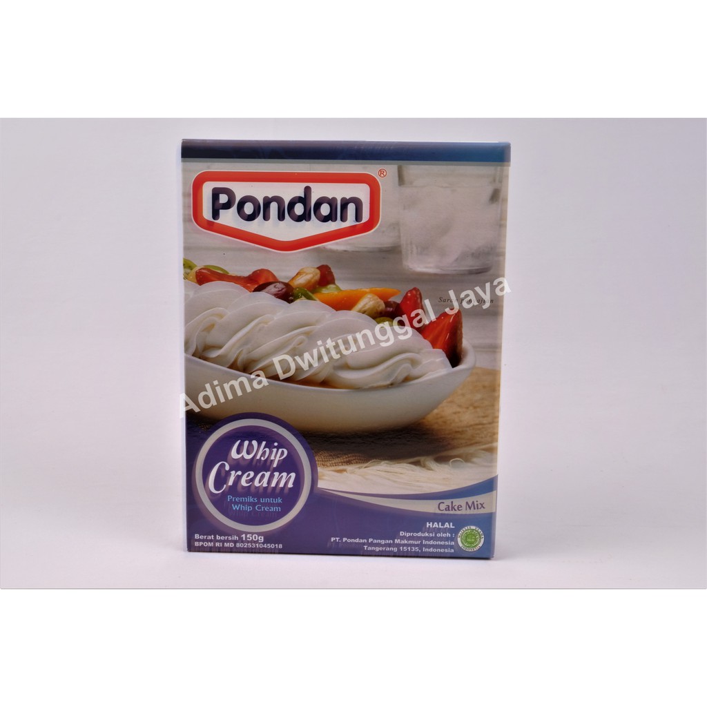 Pondan Whip Cream 150 gr