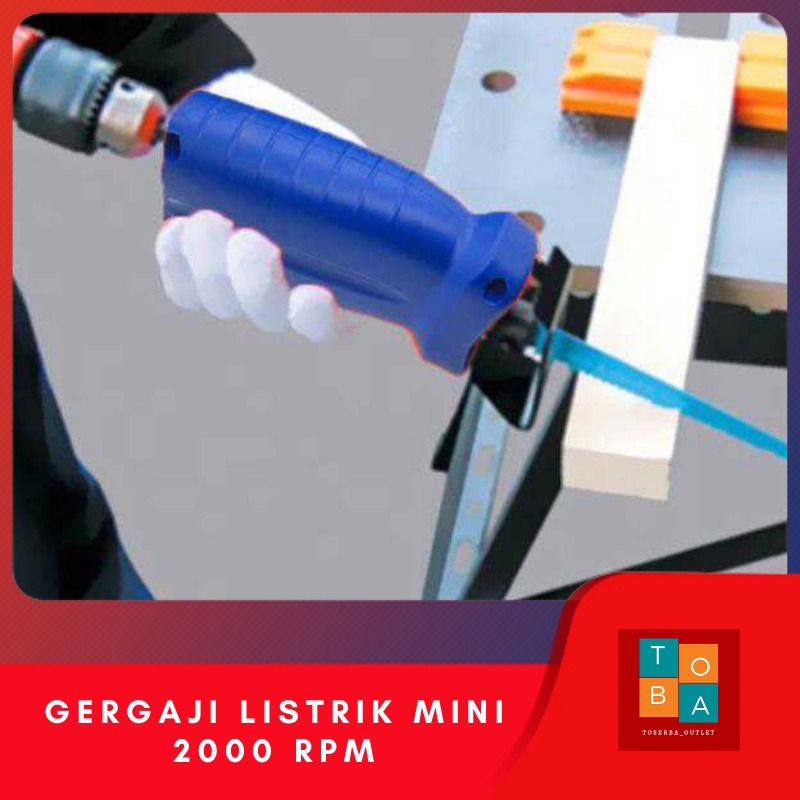 Milda Gergaji Listrik Mini Pemotong Kayu Triplek Portable dan Multifungsi