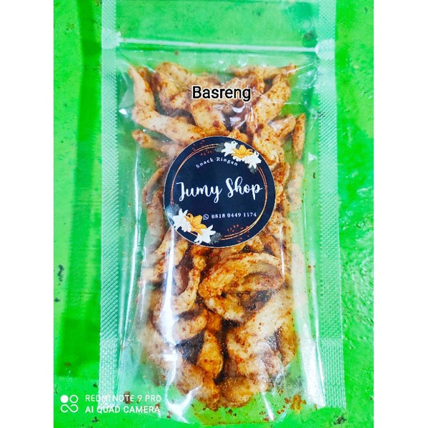 

Basreng pedas daun jeruk