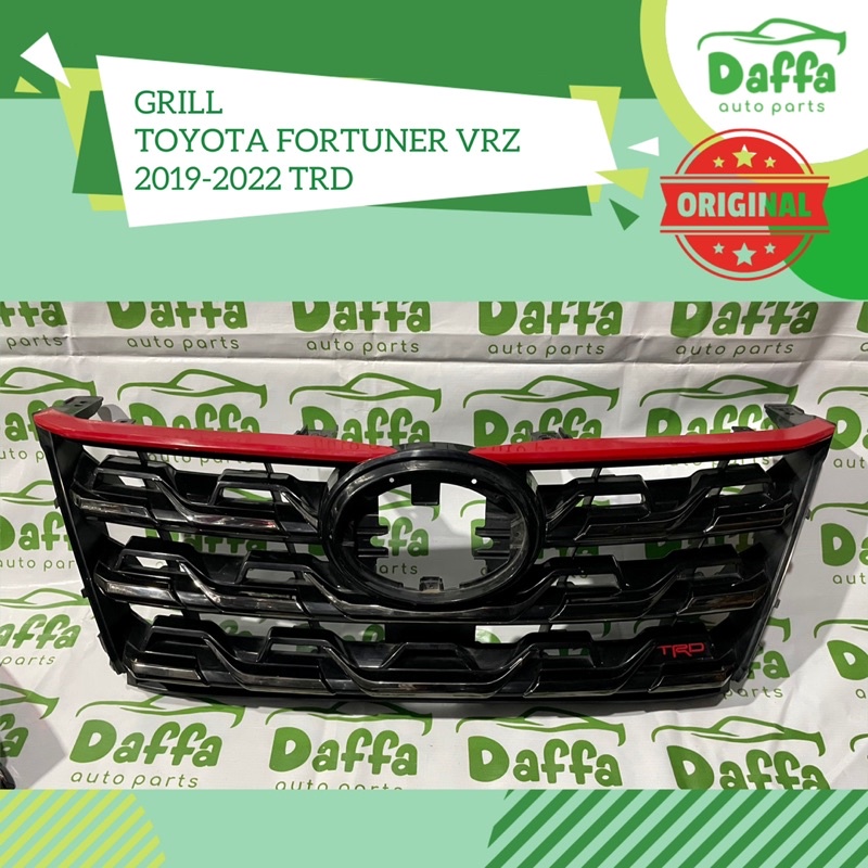 Grill Grille Gril Grile Bemper Bumper Guard Mobil Toyota Fortuner VRZ 2020 2021 2022 Tipe Type TRD O