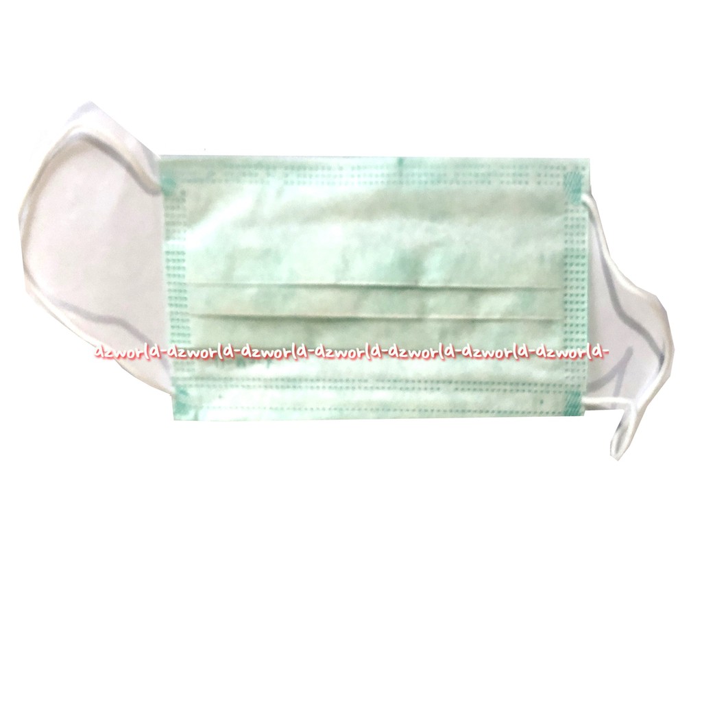 Dr Fit Masker Earloop 3Ply Surgical Mask Masker Bedah Anti Bakteri 50Pcs