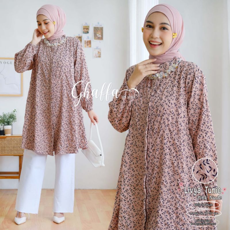 Tunik atasan busui ori ghaffa livya
