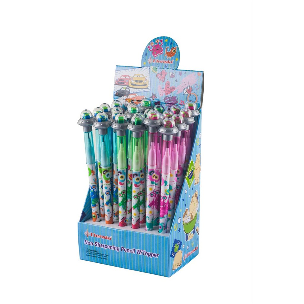 

Mudah Bensia Pensil Susun Motif MONSTER Isi 24 pc PART RG Hemat