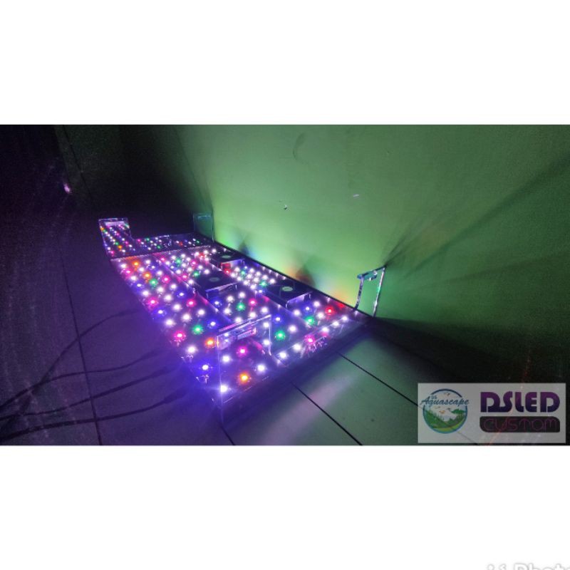 Lampu led hpl 108watt+kipas 3 ukuran 60cm-100cm.