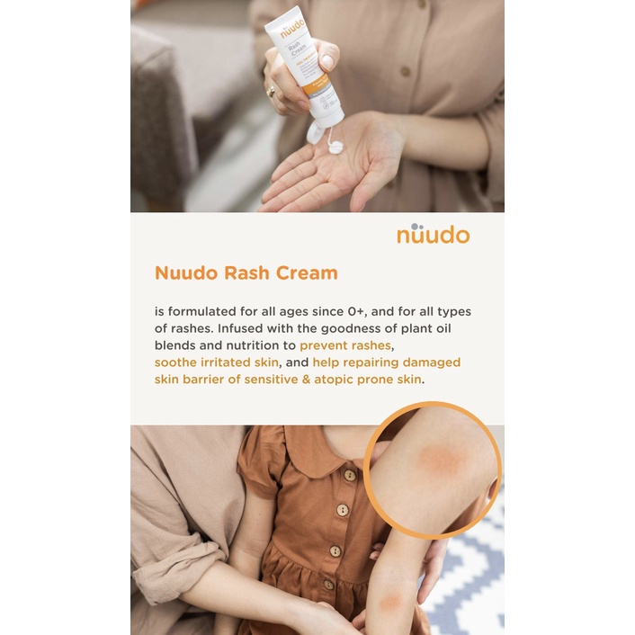 Nuudo Rash Cream 50gr