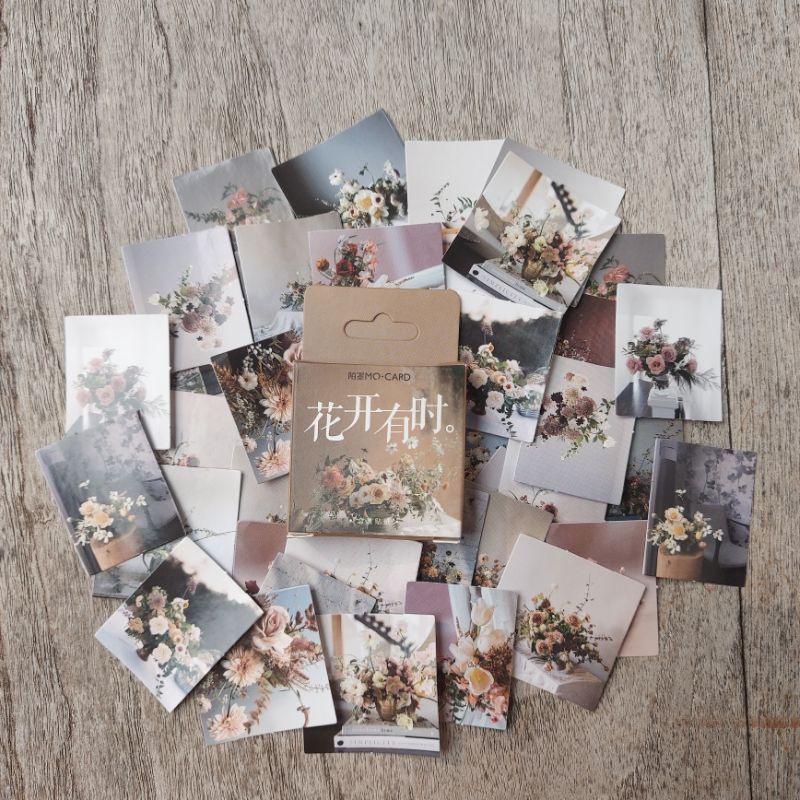 

46pcs Sticker Flower Aesthetic Vintage Pack