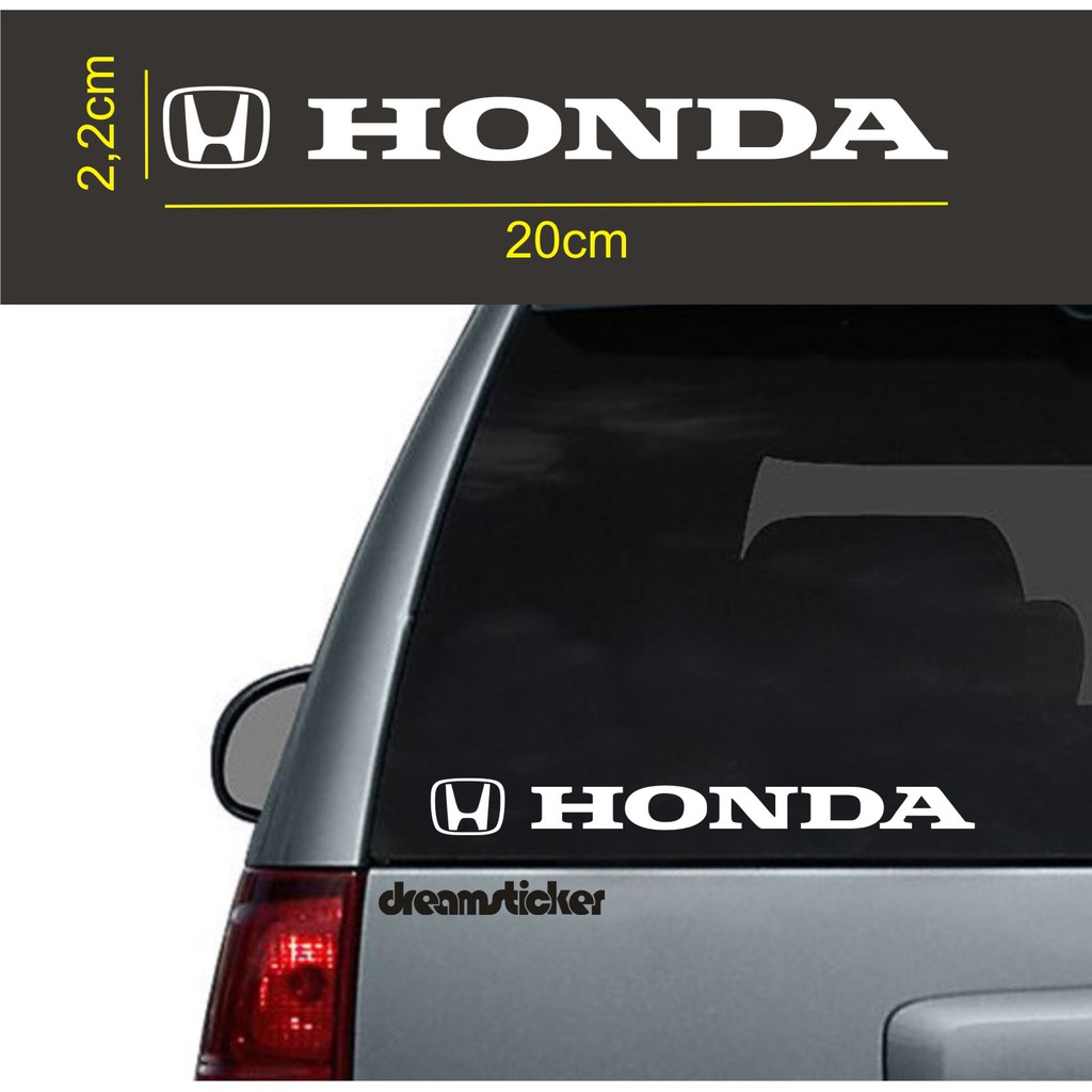 Sticker Mobil Honda 01 Cutting Stiker Variasi Modifikasi Keren