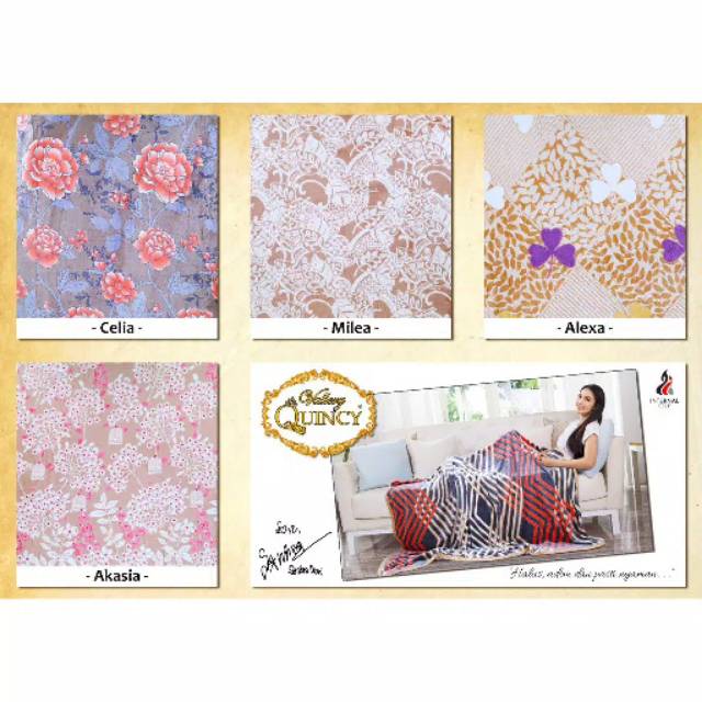 Selimut Vallery Quincy Jumbo 220x220 Super Soft Embos