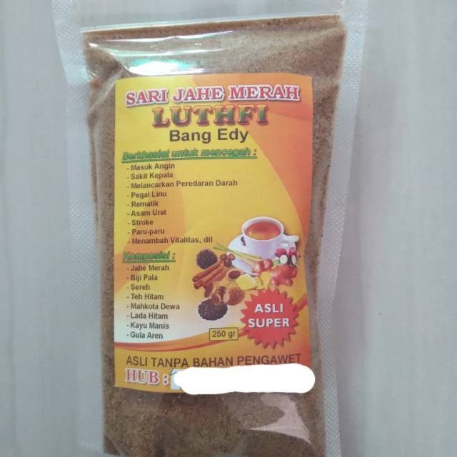 

Sari Jahe Merah Luthfi