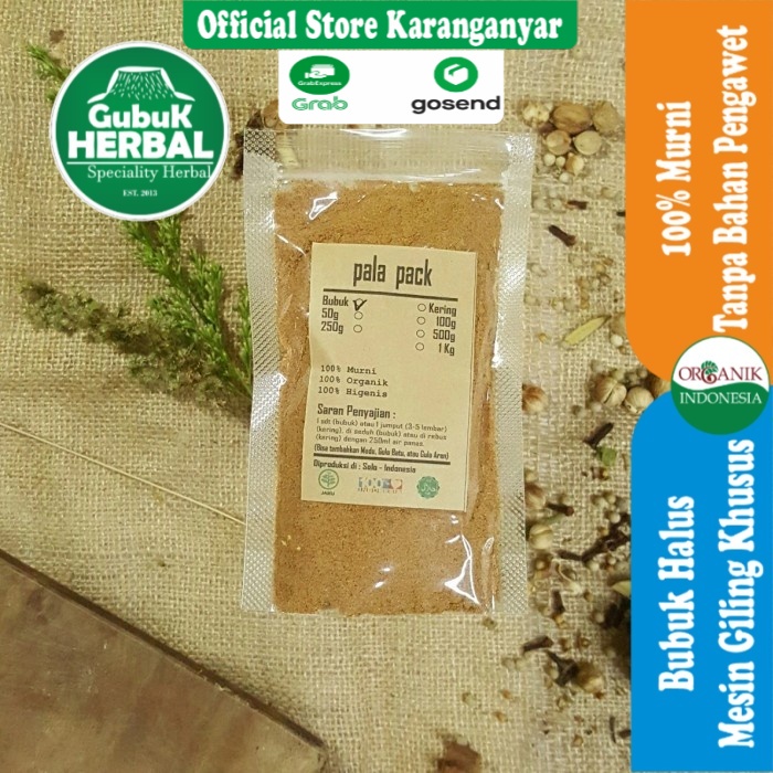 

BUBUK PALA POLO BUBUK 250 GRAM - Myristica Fragrans - HALUS - ASLI - TANPA CAMPURAN