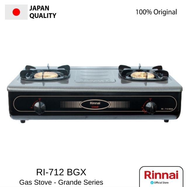 Rinnai Kompor Gas 2 Tungku - RI712BGX