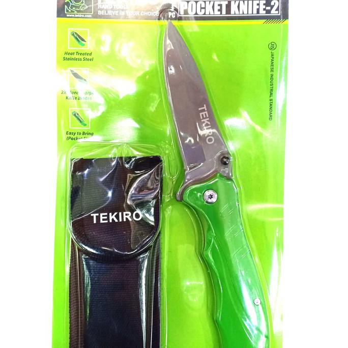 

Tekiro Pocket Knife-2 Pisau Lipat Tekiro Pisau Serbaguna Gt-Pk1827