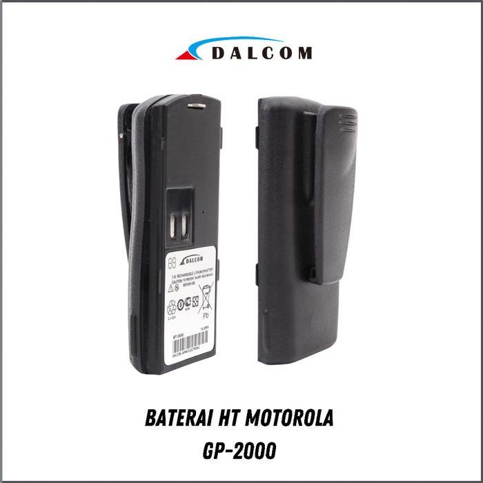 Ht / Baterai Ht Motorola Lithium Gp2000 Gp-2000 + Belt Klip