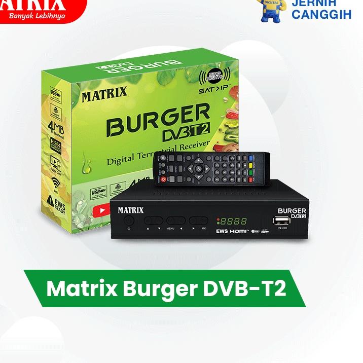 LANGSUNG KIRIM.. Set Top Box TV Digital Matrix Burger Hijau DVBT2 Matrix Apple Kuning / Set Box TV Digital Matrix Kuning / set box tv digital / box tv
