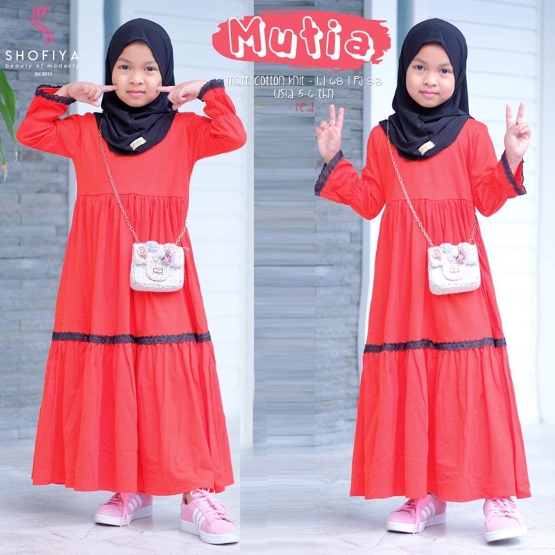 GAMIS ANAK MUTIA DRESS