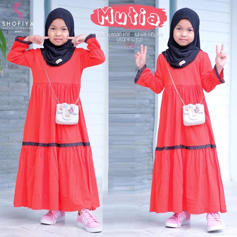 GAMIS ANAK MUTIA DRESS