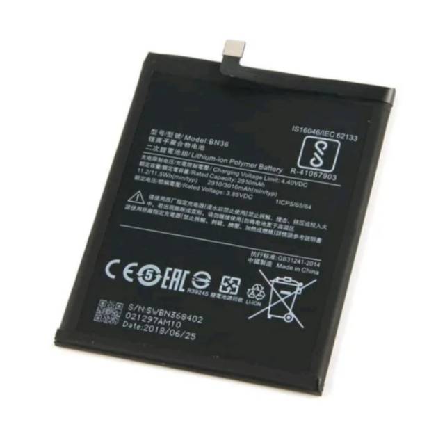 Baterai Original Xiaomi Mi6X Mi 6X Batre Batrai Batrei Xiaumi Xiomi BN36
