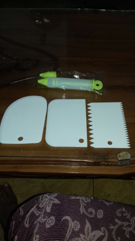 Pena Dekorasi Coklat Kue Bahan Silikon 4 Spuit Chocolate Deco Pen