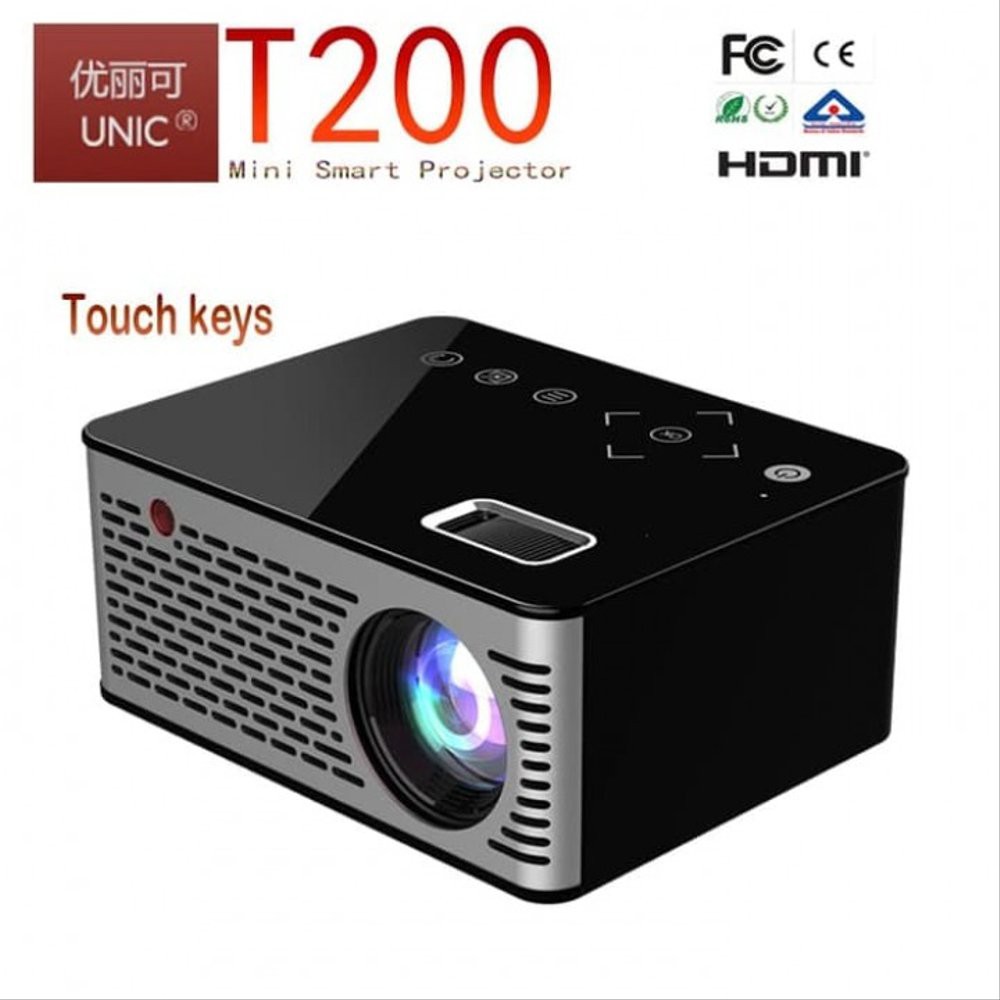 Mini Portable Projector Proyektor UNIC T200 New 2019 LED m3shop