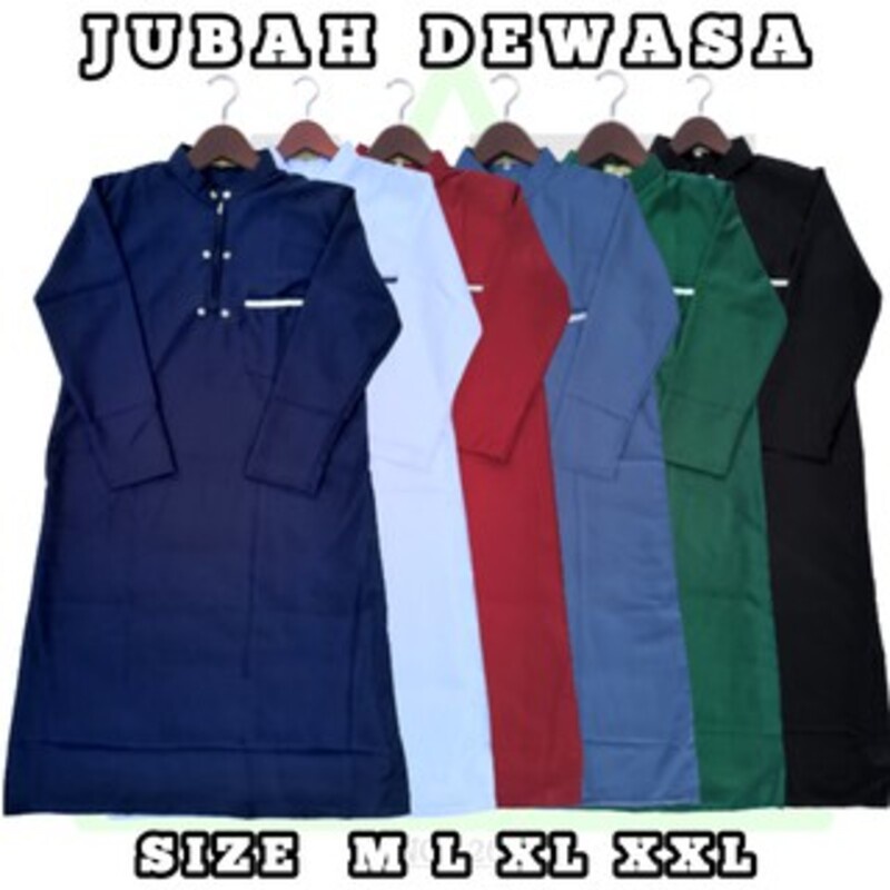 JUBAH PRIA DEWASA / GAMIS PRIA DEWASA PALING LARIS DAN POPULER