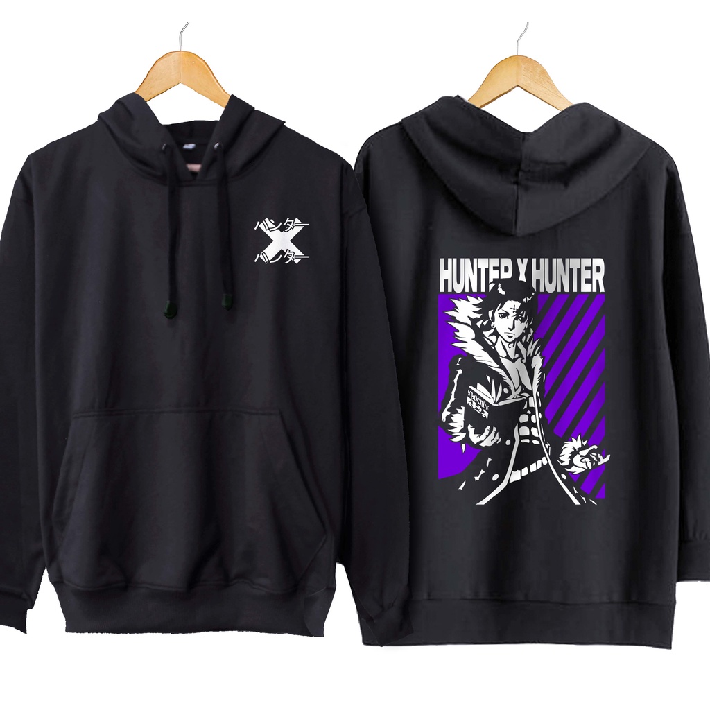 Jaket hoodie jumper anime CHROLLO LUCIFER - HUNTER X HUNTER material cotton combed 30s